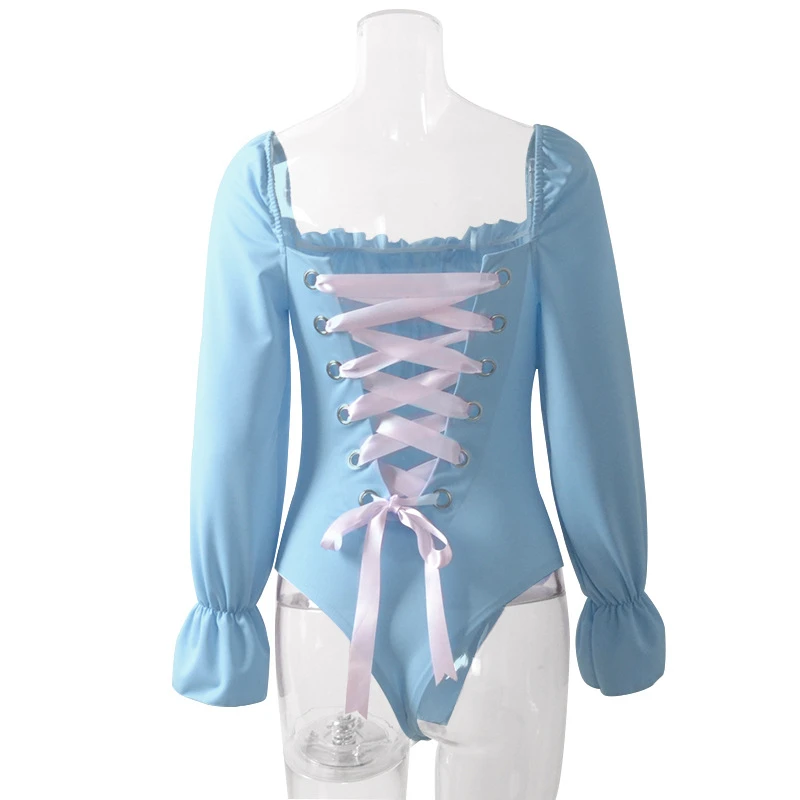 

Fashion One Piece Jumpsuit Bodysuit Women Macacao Feminino Long Sleeve Office Lady Regular Solid Sexy Clothes Solid