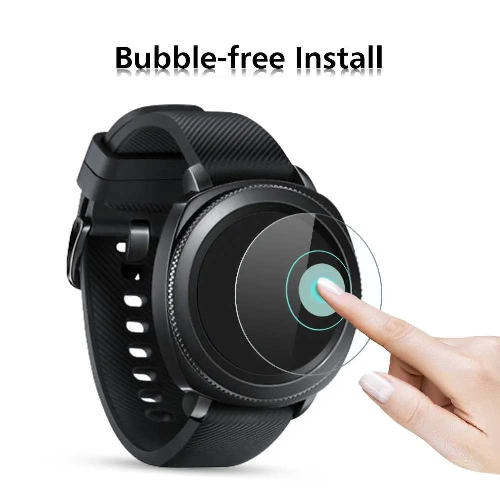 Cover for Samsung Gear S3 frontier Classic Clear Protective Film for Samsung Galaxy Watch 42MM 46MM Tempered Glass Screen