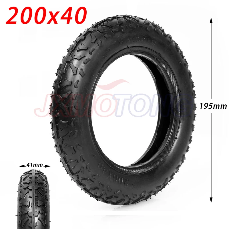 

Складная велосипедная шина, 200 х40, резиновая шина, аксессуары для скутеров, автомобилей, мотоциклов, 8-дюймовая колесная шина х40