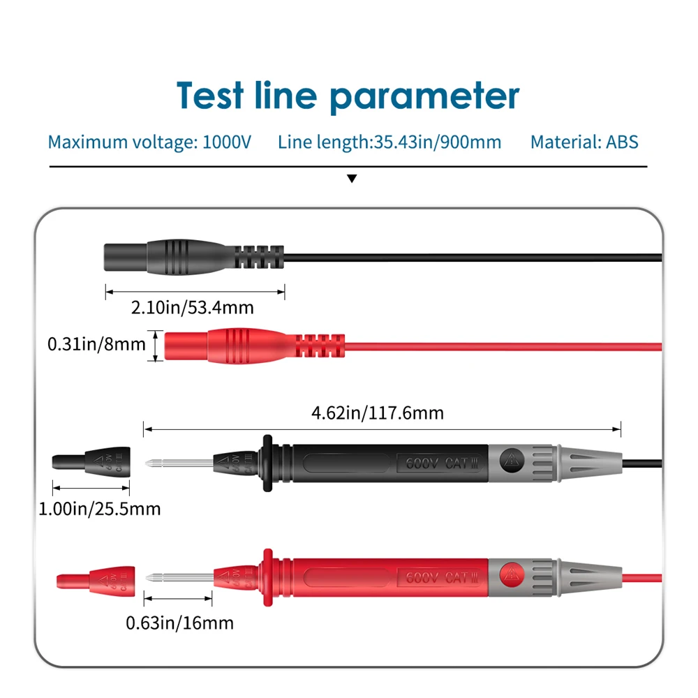 Мультиметр ST211 с большим цветным экраном 6000 отсчетов тестер