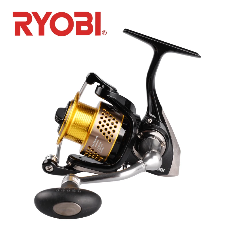 RYOBI VERUM CNC HANDLE Spinning Fishing Reels 2000/3000/4000 7+1 BB Gear Ratio 5.1:1/5.0:1 2.5kg~5.0kg Reel Fishing Metal Spool