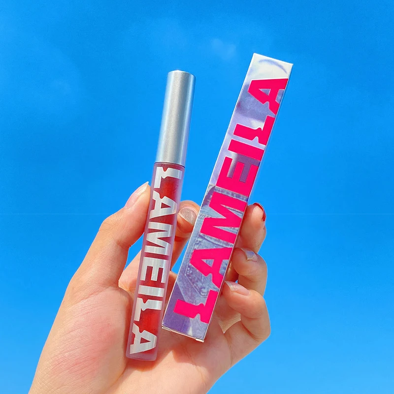 1 шт. бархатный Матовый жидкий Блестящий Блеск для губ | Красота и здоровье