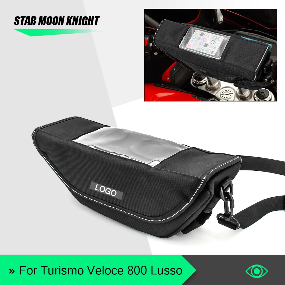 

Motorcycle Accessories Waterproof Bag Storage Handlebar bag Travel Tool bag For MV Agusta Turismo Veloce 800 Lusso RC SCS Rosso