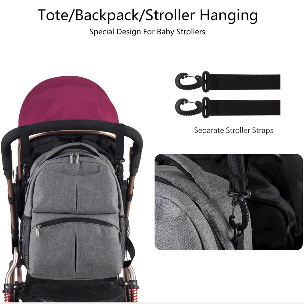 Insular Fashion Baby Diaper Changing Backpack Bag Multifunctional Mommy Waterproof Mummy Nappy fo rStroller | Мать и ребенок