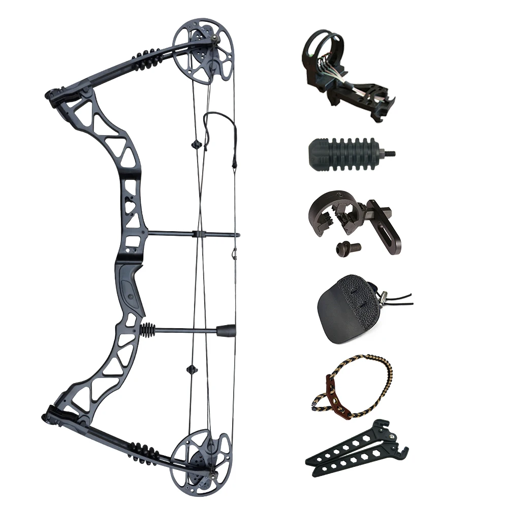 

Kaimei Archery Compound Bow Set With Hunting Accessories For Outdoor Shooting Fishing Pully Bow Ibo 330fps 80%Off Right Hand