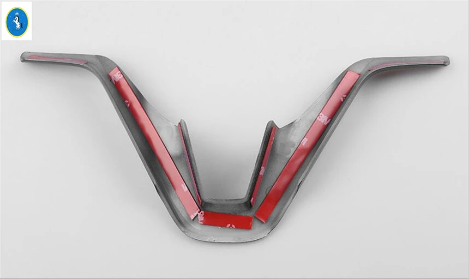 Yimaautotrims авто аксессуары рулевого колеса автомобиля "V" форма рамка накладка 1 шт. подходит для hyundai Tucson