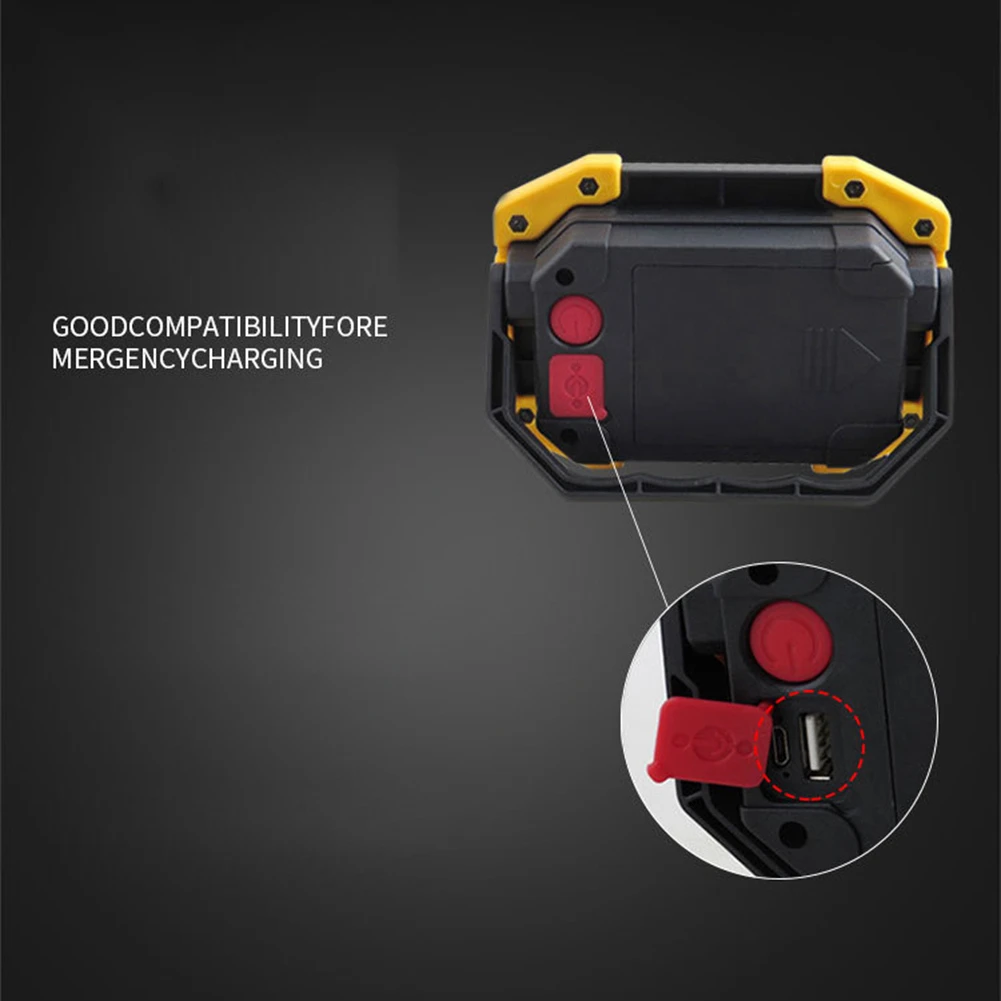 

60W Led Portable Spotlight 3000lm Super Bright Led Work Light Rechargeable For Outdoor Camping Lampe Led Flashlight By 18650