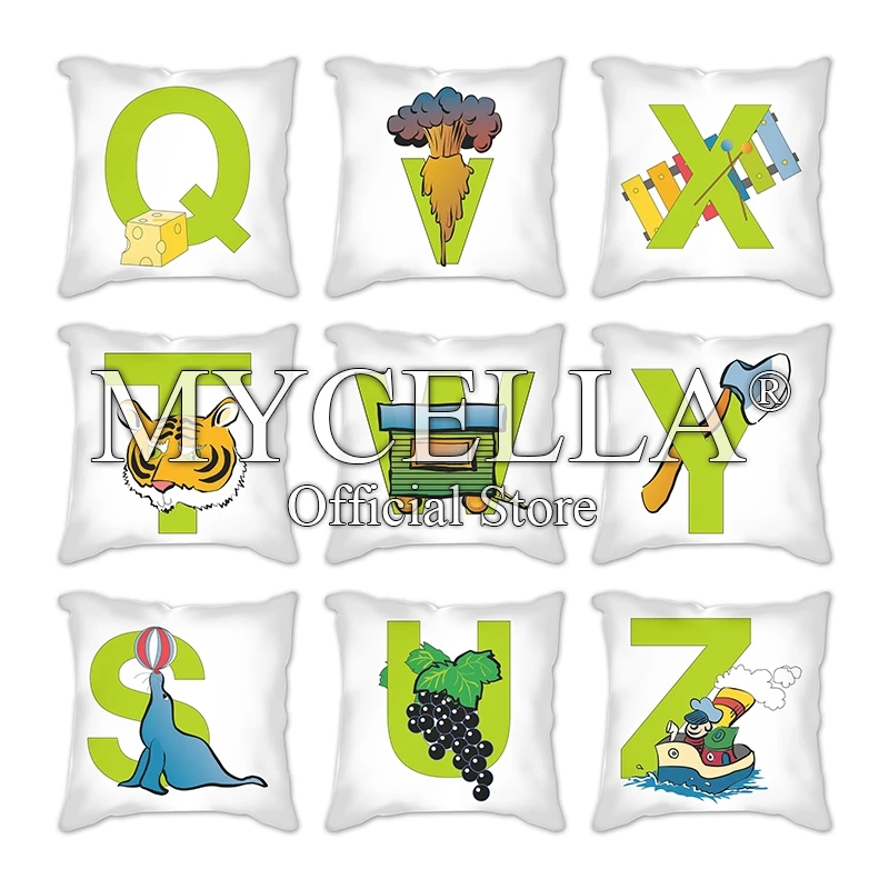 

Наволочка с английским алфавитом, декоративные подушки для гостиной, декоративные подушки для дома в скандинавском стиле