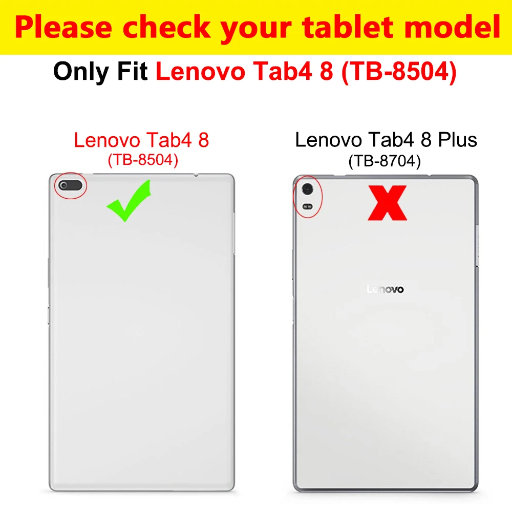 Мягкий чехол из ТПУ Для lenovo tab 4 8 TB 8504 Tablet painted print Silicon мягкая задняя крышка Coque Capa