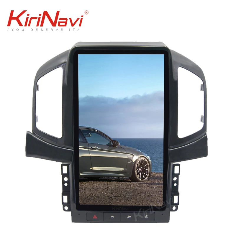 KiriNavi вертикальный экран Tesla стиль 13," Android 8,1 автомобильный dvd-плеер gps навигация автомобильный Радио для Chevrolet Captiva 2013