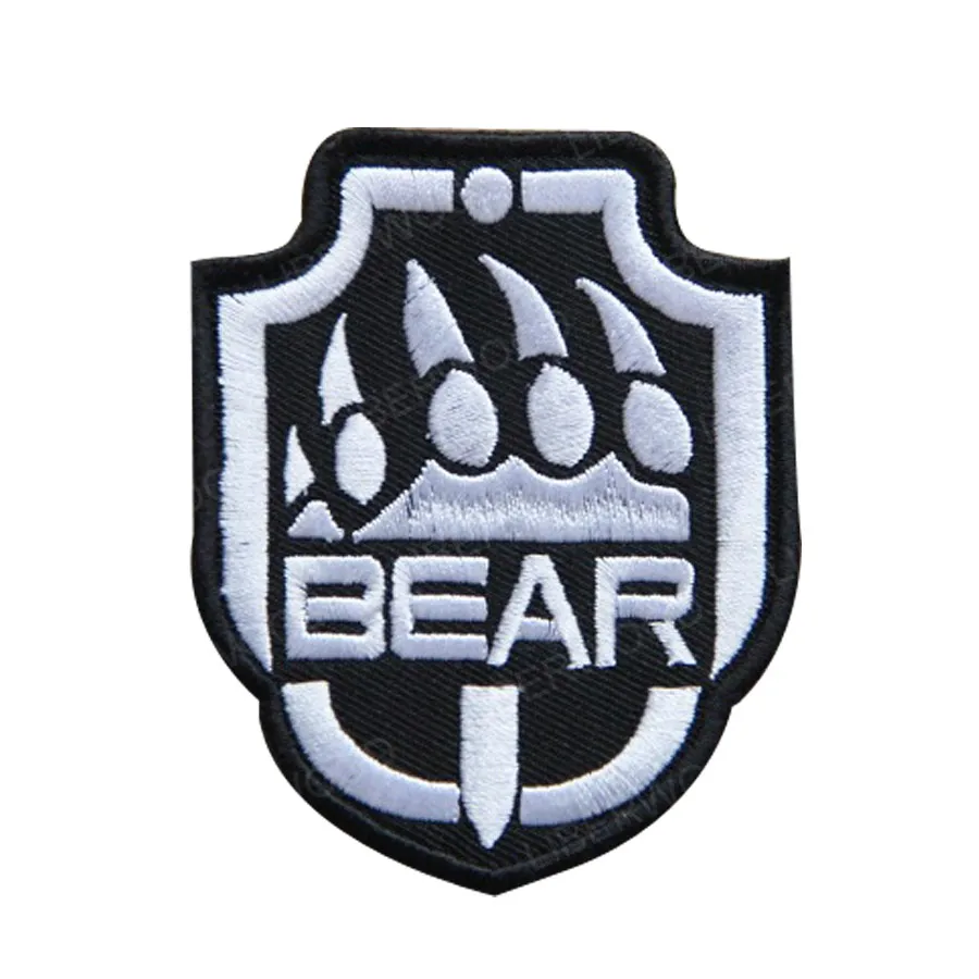 Bear Русская армия шеврон патч пилот люди России военная полиция полоса Крымская операция армия солдат нашивки значки аппликация - Цвет: Bear