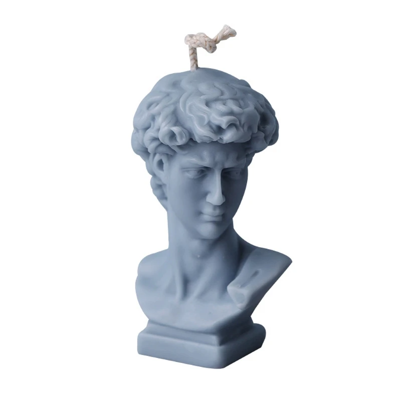 

Great Artists Figures David Polymer Clay Plaster Candle Silicone Mold Resin Casting Portrait Painting Mold Crafts Tools