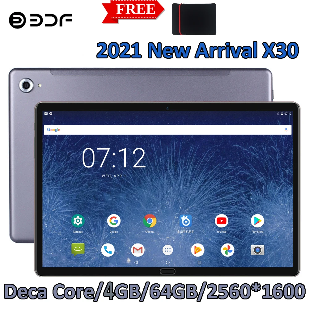 BDF 4G планшет с функцией телефонных звонков Android 8 0 планшеты ПК десятиядерный 10