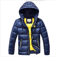 7 16 years children boys winter coat jacket fashion teenager hooded parkas wadded outerwear thicken warm outer clothing