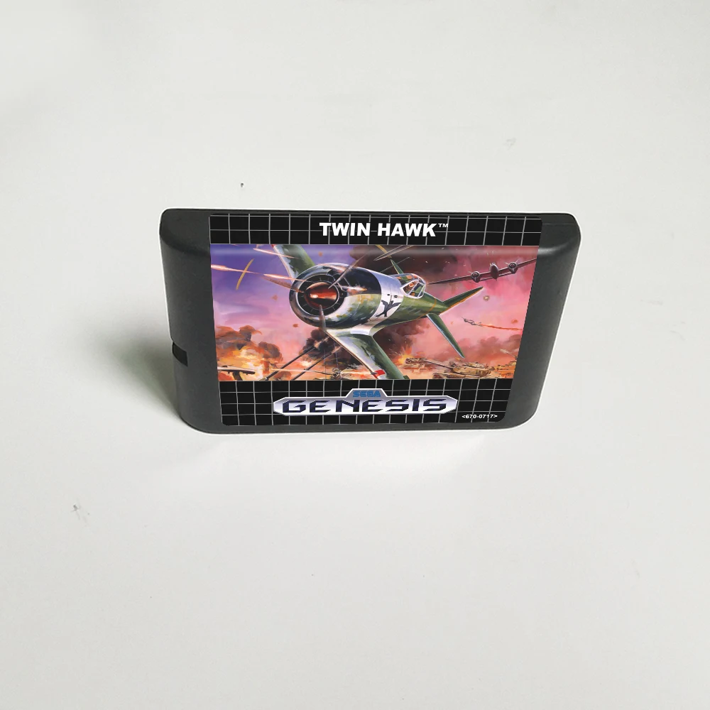 Картридж для игровой консоли Twin Hawk 16 Bit MD Sega Megadrive Genesis | Электроника