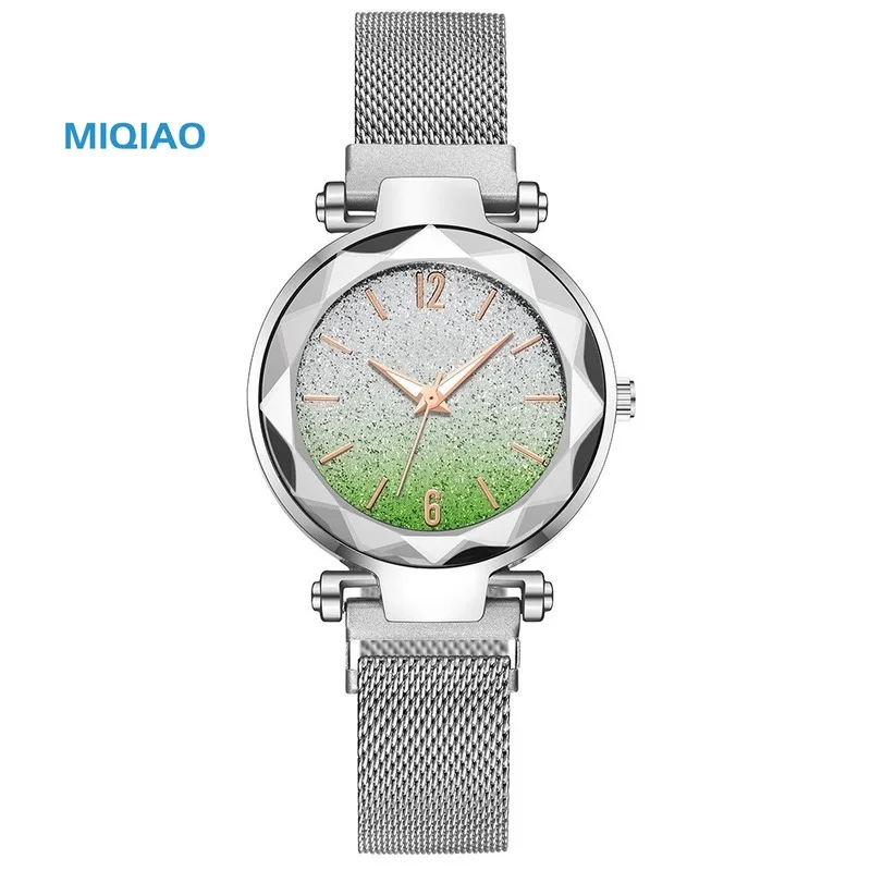 Новые дизайнерские женские часы с магнитной пряжкой градиентного цвета 2020