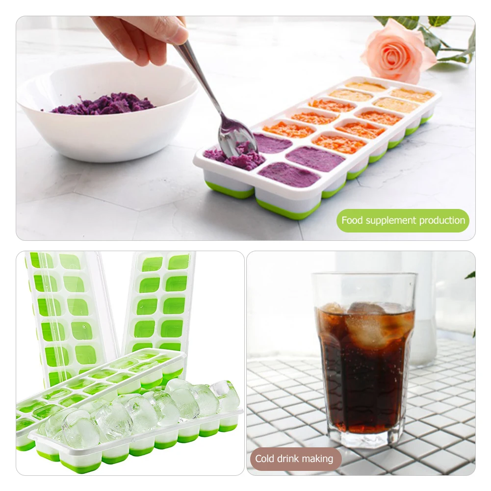 4 шт. силиконовый контейнер для детского питания 14 ячеек | Мать и ребенок