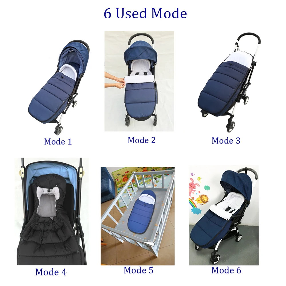 Saco de dormir Universal para cochecito de beb&eacute;, accesorios impermeables, calcetines c&aacute;lidos para silla de paseo Babyzen YOYO 2, YOYO2-2