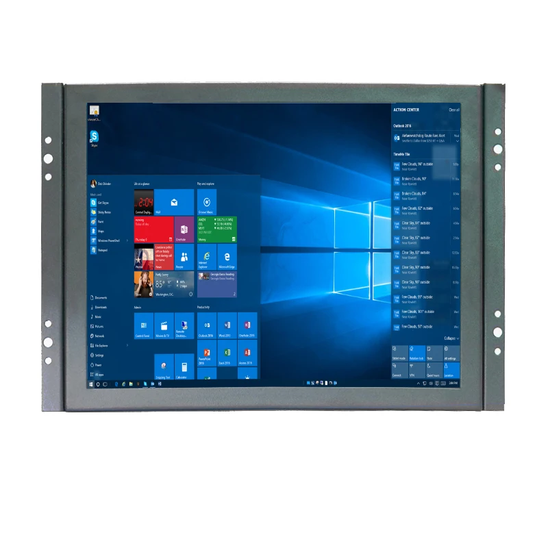 Прямая с фабрики 1024*768 HD ЖК-монитор bnc cctv Мини ЖК-монитор с AS/BNC/VGA/HDMI/USB интерфейсом