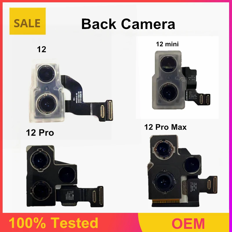 100% протестированная задняя камера OEM для iphone 7 6s 7P 8 plus основной объектив Flex cable parts X