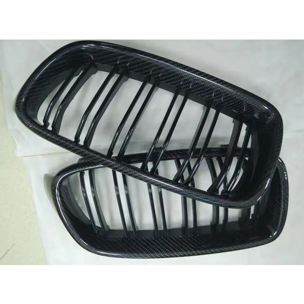 Передний бампер F10 из углеродного волокна + ABS решетка гриля для BMW 520i 528i 530i 535i 520d 525d