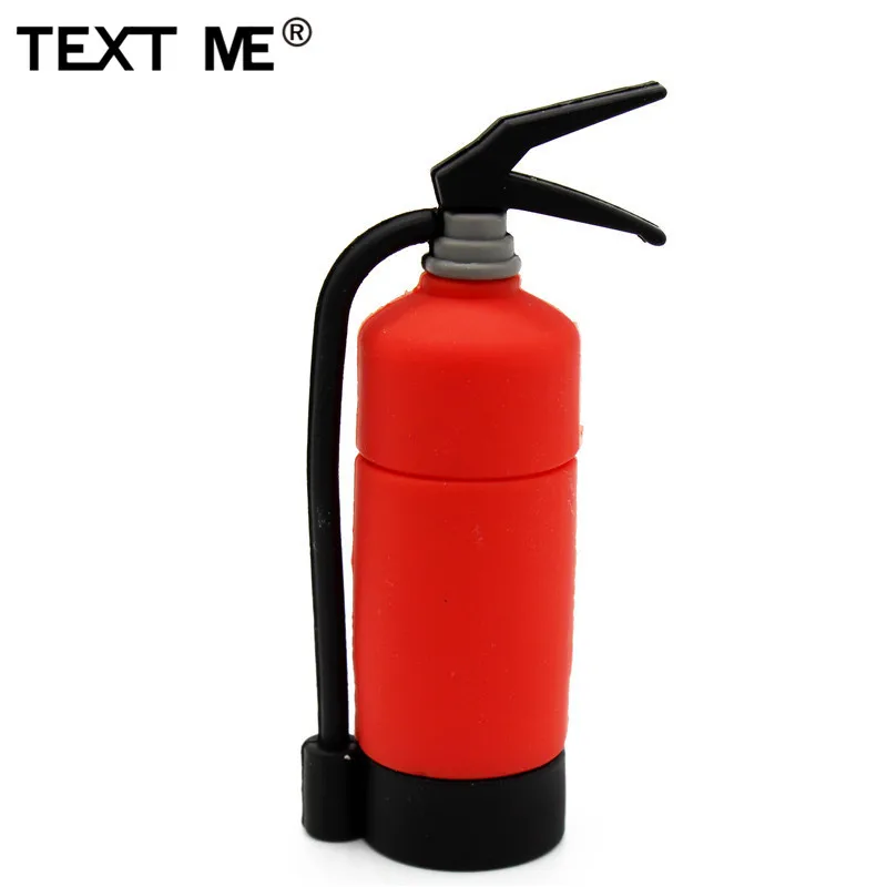 TEXT ME мультфильм Мини Огнетушитель usb2.0 4 ГБ 8 ГБ 16 ГБ 32 ГБ 64 ГБ флеш-накопитель USB флеш-накопитель креативный флеш-накопитель