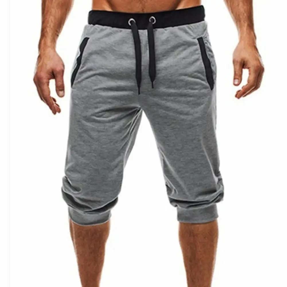 2020 Men Summer Harem Pants Slacks Shorts Sport Sweatpants Drawstring Jogger Trousers Pants Clothing Men's Casual Sweatpants