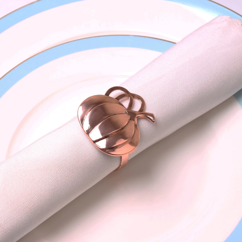 6 шт. кольца для салфеток в форме тыквы|Кольца салфеток| |