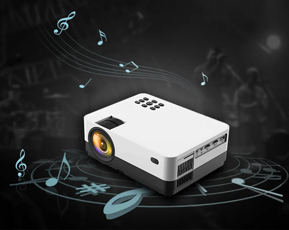 ALSTON Q2 проектор светодиодный мини микро Портативный видео HD проектор с HDMI USB для игры кино Кино Домашний кинотеатр