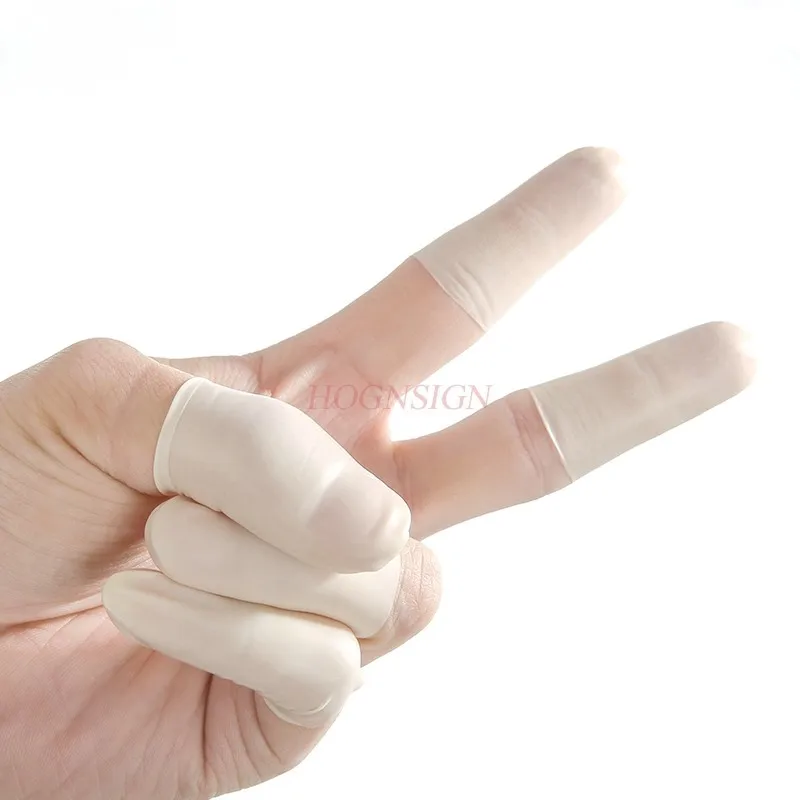 1000 шт резиновый латекс натуральный палец рукав разрез износостойкий без серы