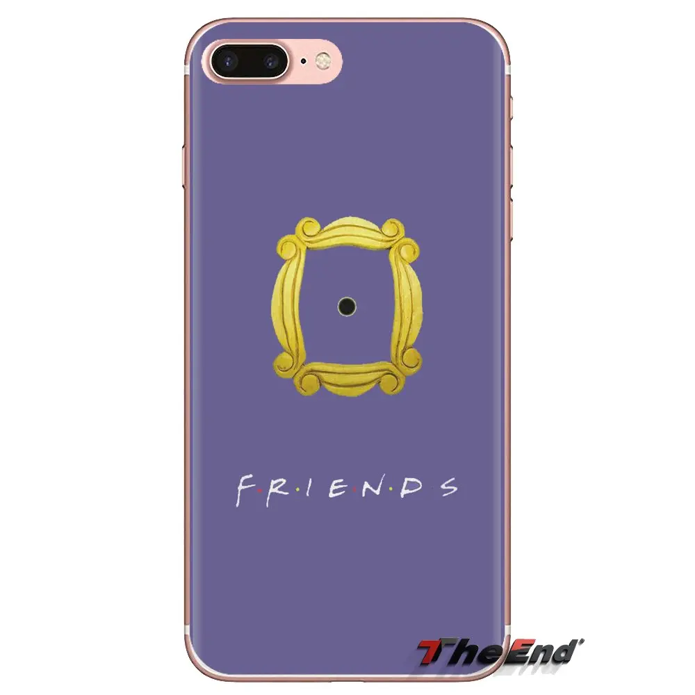 Прозрачная мягкая дверная рамка в глазок Моники для samsung Galaxy S3 S4 S5 Mini S6 S7 Edge S8 S9 S10