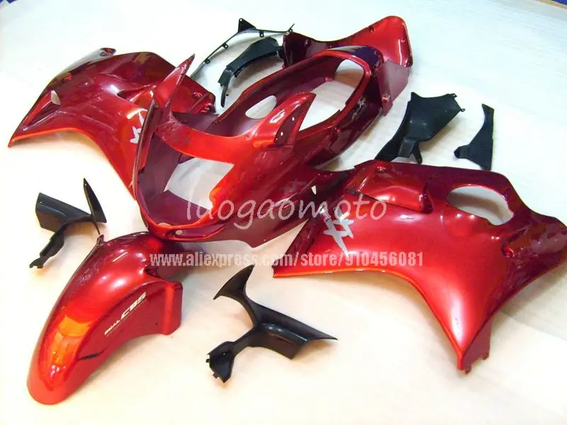 

Комплект красных обтекателей для HONDA CBR1100XX 1996-2007 CBR1100 XX 96 97 98 99 00 01 02 03 04 05 06 07 кузов мотоциклов
