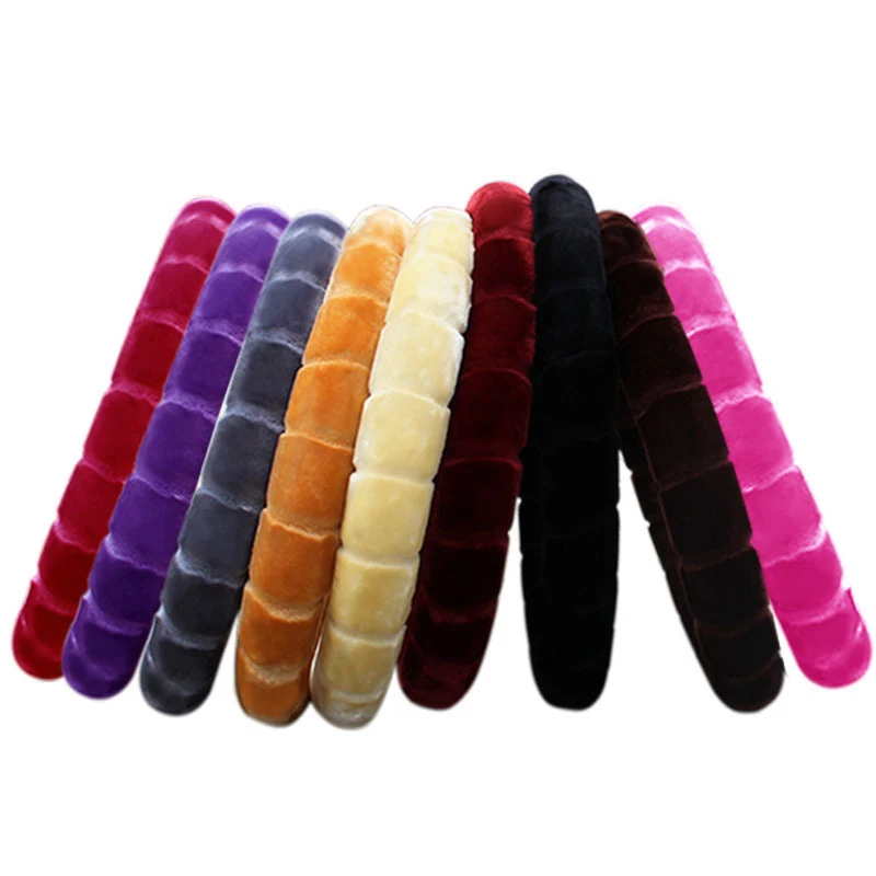 

High Density Plush Car Steering Wheel Braid Cover Wrap 9 Style Suitable For 37-38CM/14.5" -15" M Size Soft Auto Accessories