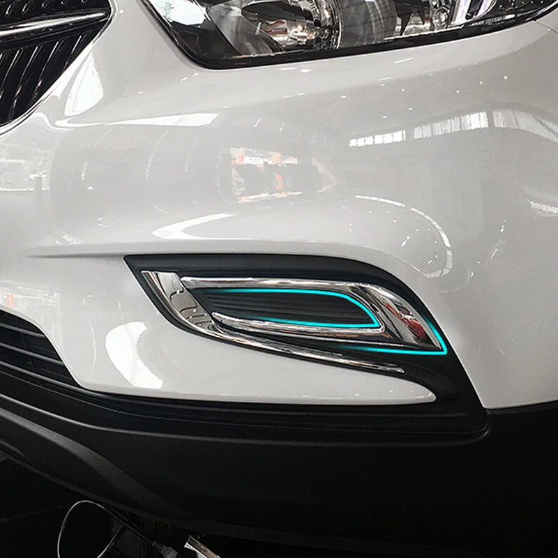 Подходит для Buick Encore 2016 2017 2018 автомобиль передняя противотуманная фара рамка