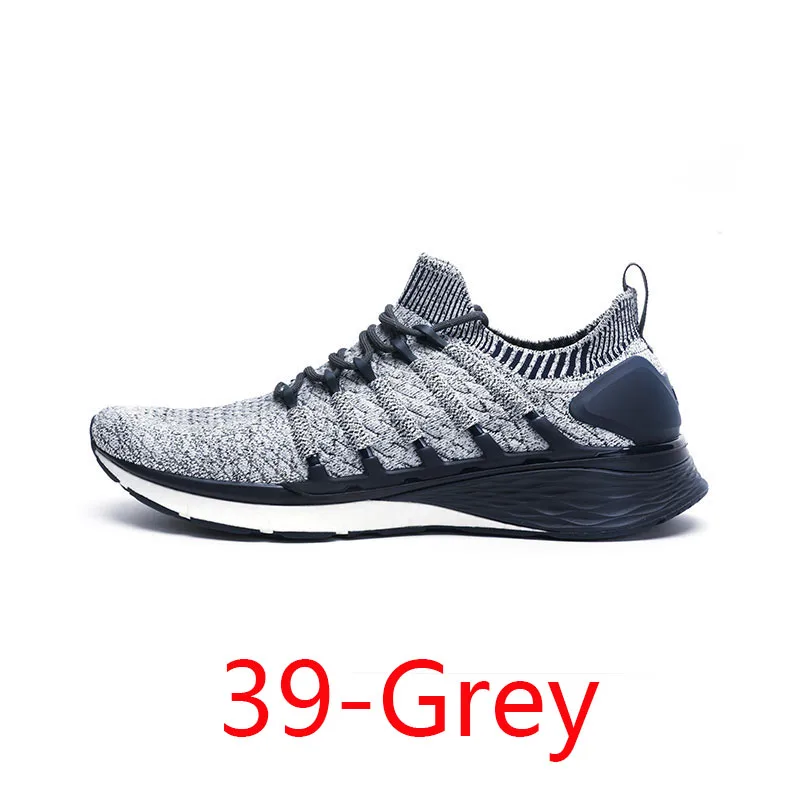 grey 39 Новые Xiaomi Mijia кроссовки 3 мужские уличные спортивные Uni-moulding 3D Fishbone замок система Вязание верхние мужские кроссовки - Цвет: grey 39