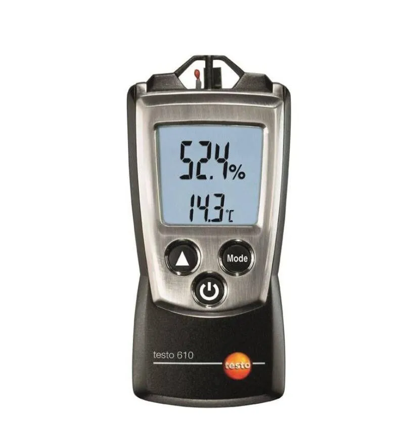 Ручной цифровой термометр Testo 610 измеритель влажности 0560 0610 Термогигрометр