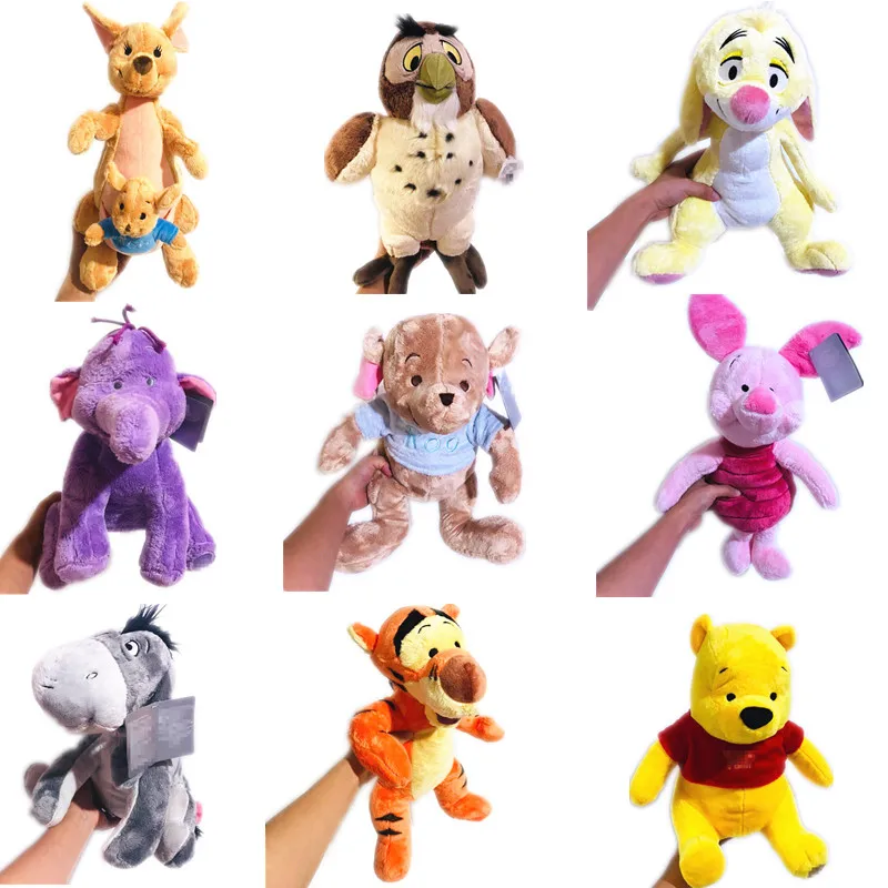 1 шт./лот плюшевый тигр Ослик сова кенгуру кролик кукла подарок детские