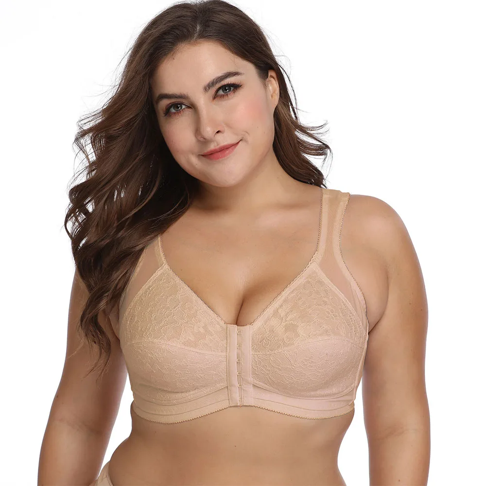Женские кружевные бюстгальтеры с застежкой спереди соблазнительные