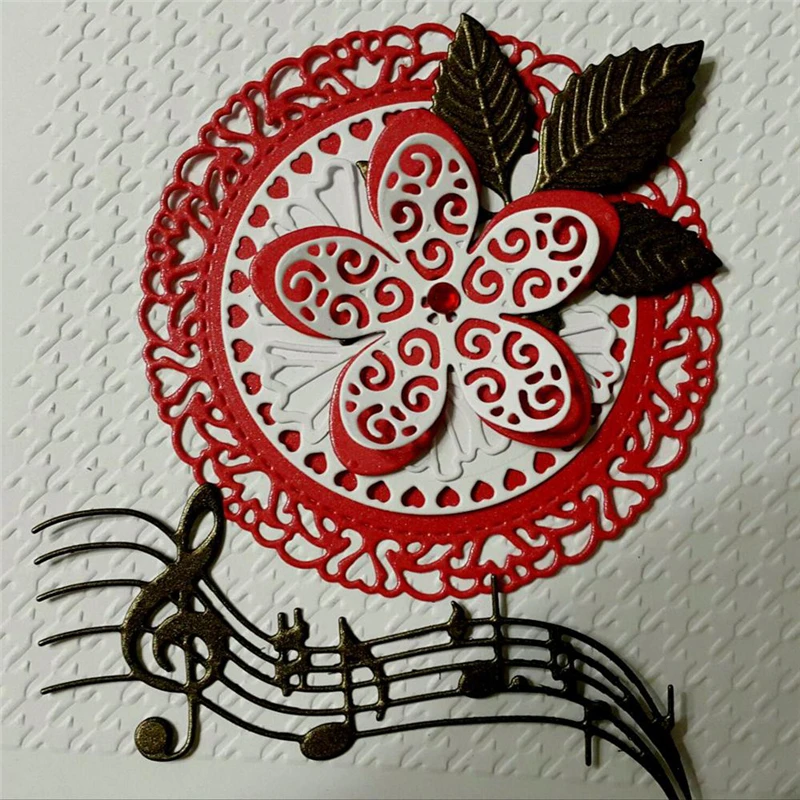 Декор для открыток кружевные металлические Вырубные штампы сделай сам