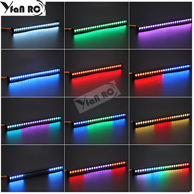 

Подходит для 1/10 аналоговых подъемных автомобилей JEEP SCX10 II осевые 155 мм белые красные синие фиолетовые металлические верхние огни CH3 Управлен...