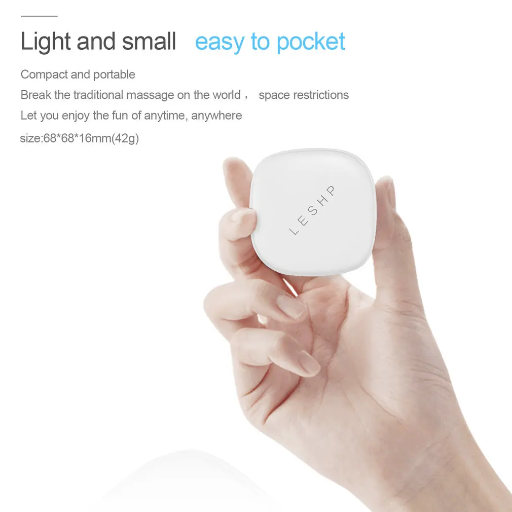LESHP Портативный мини массажер Низкочастотная Терапия Электротерапия массажный