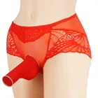 Кружевные стринги с рукавом для пениса, трусы-бикини, трусы с Сисси, сексуальное нижнее белье, мужское прозрачное Прозрачное нижнее белье