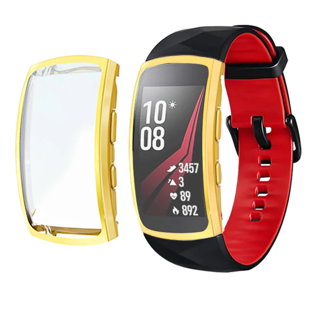 Чехол для часов, чехол для samsung gear Fit 2 Pro Band, тонкий чехол из ТПУ, защитный чехол для gear Fit 2 R360 2Pro fit2, защитный экран