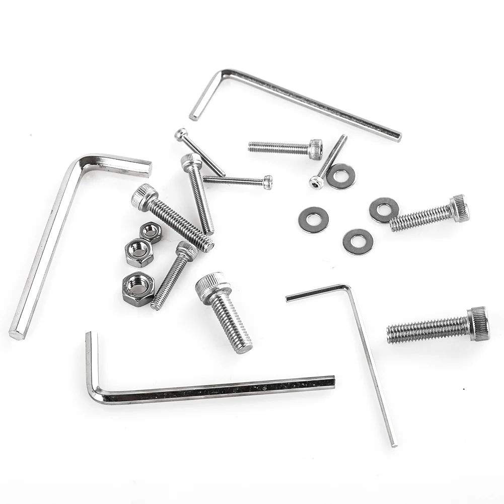 

880Pcs M2 M3 M4 M5 Hex Hexagon Socket Screw Set Stainless Steel Flat Round Cap Head Screw Kit