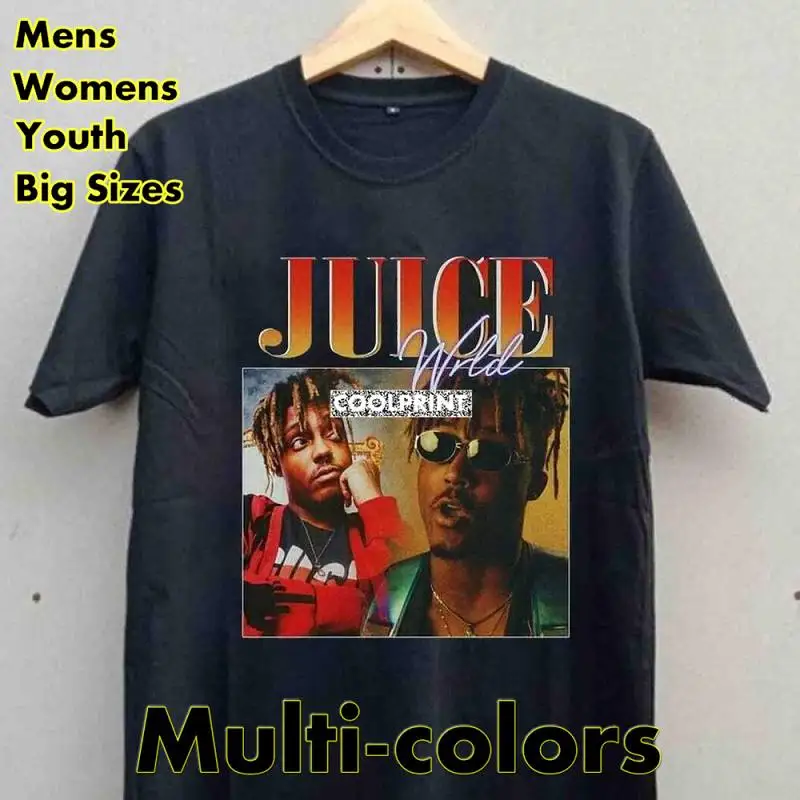 

Мужская футболка оверсайз с принтом Juice Wrld Rapper, футболка в стиле хип-хоп с принтом