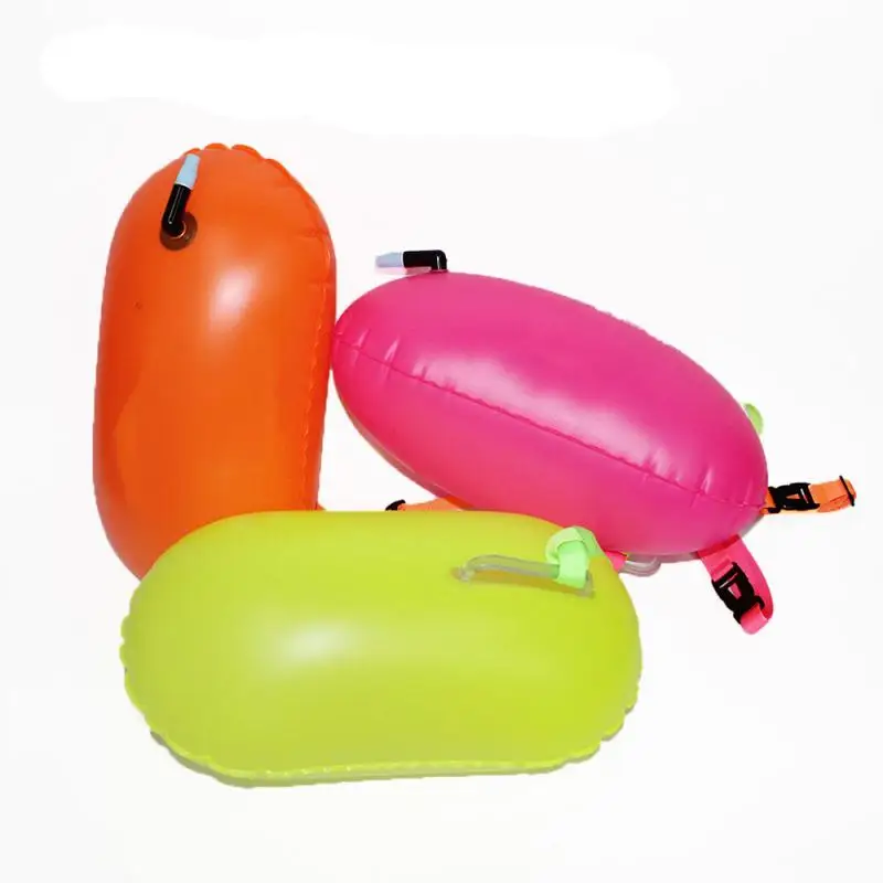 

Inflatable Open Swimming Buoy Tow Float Dry Bag Double Air Bag With Waist Belt For Swimming Water Sport Storage Safety Bag