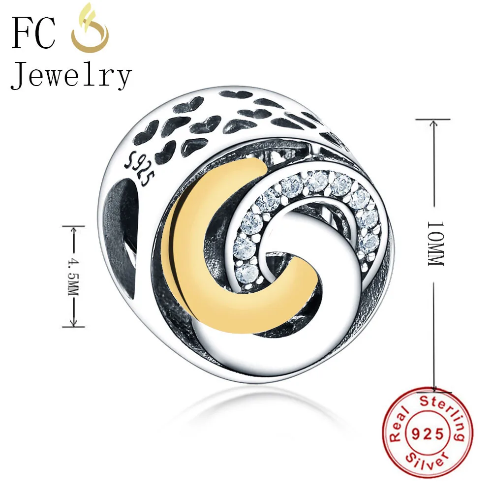 FC ювелирные изделия подходит для оригинального брендового браслета серебро 925