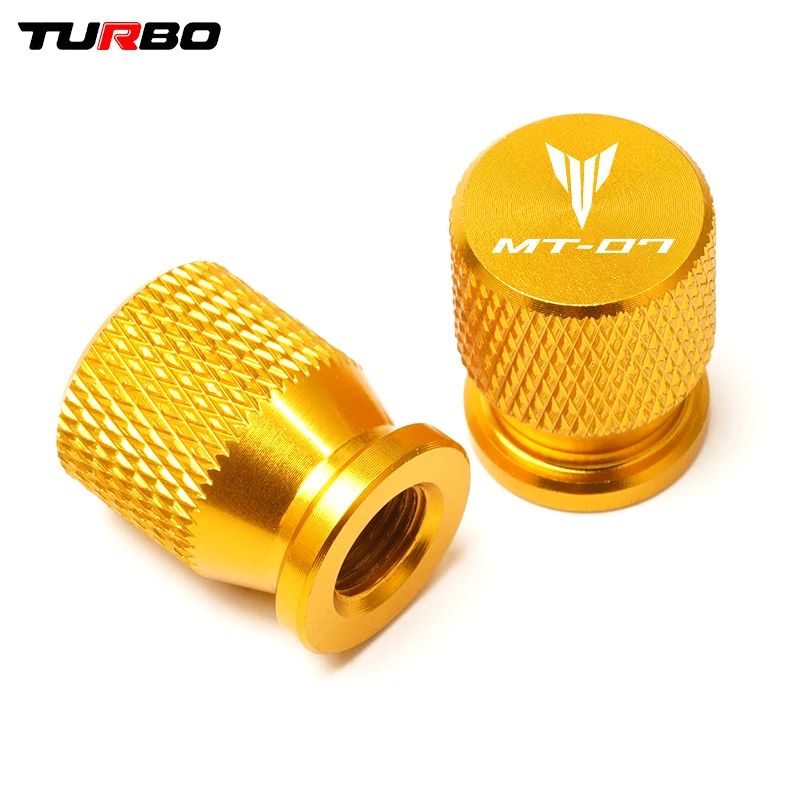 MT07 For Yamaha MT-07 2014-2020 2019 2018 2017 2016 2015 CNC Aluminum Tire Valve Air Port Cover Stem Caps Motorcycle Accessories |