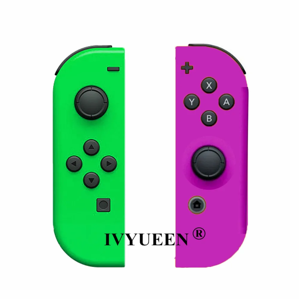 K IVYUEEN 1 пара для Nitendo switch NS JoyCon Joy Con контроллер корпус оболочка чехол для Nintendo doswitch зеленый фиолетовый розовый чехол - Цвет: K