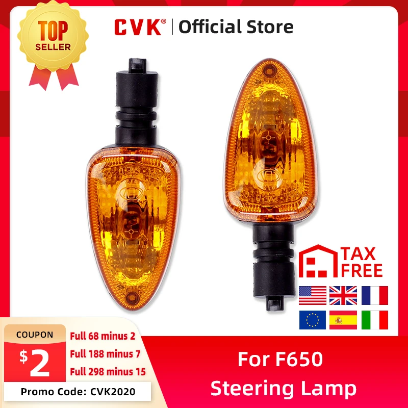 

CVK Clear Turn Signal Light Indicator For BMW F650 F800 G450X HP2 HP4 K1200 K1200 K1300 R1100 R1150 R1200 R850 GS R S ST RS GT